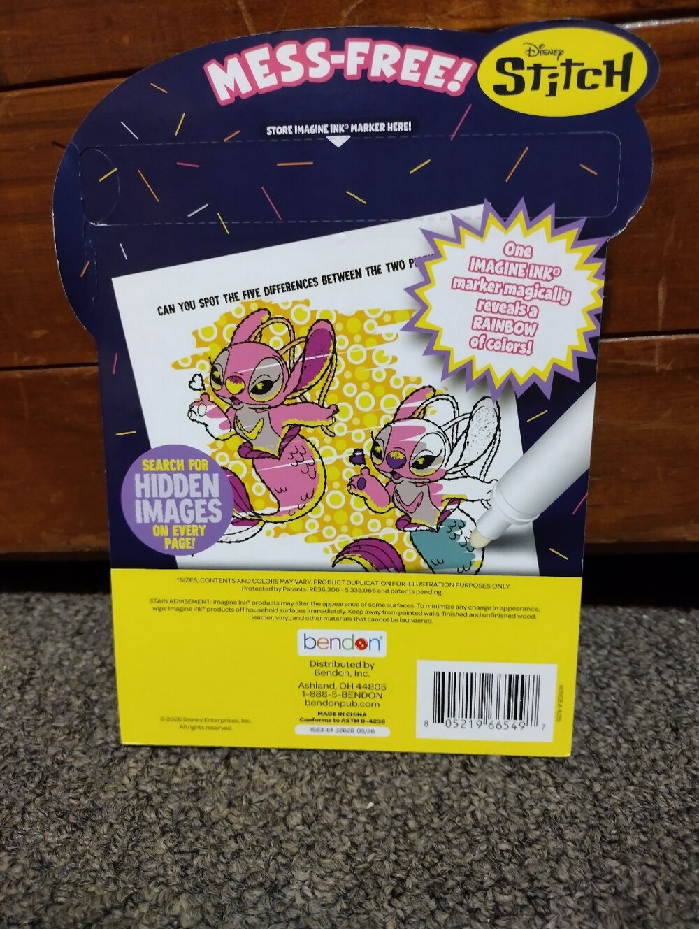 Disney Stitch Imagine Ink Magic Ink Pictures - Blue & Purple - Picture 2 of 2